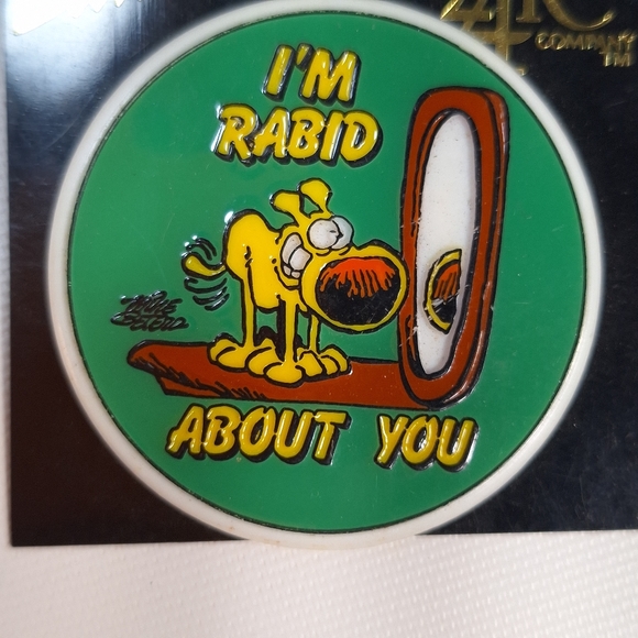 NWT The 24K Company Inc. Humorous LOL Dog Pinback - Picture 3 of 5